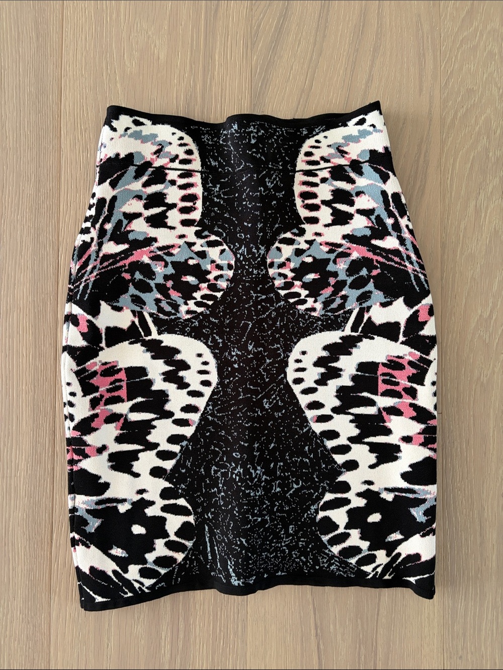 BCBG Geometric Inspired Pencil Skirt